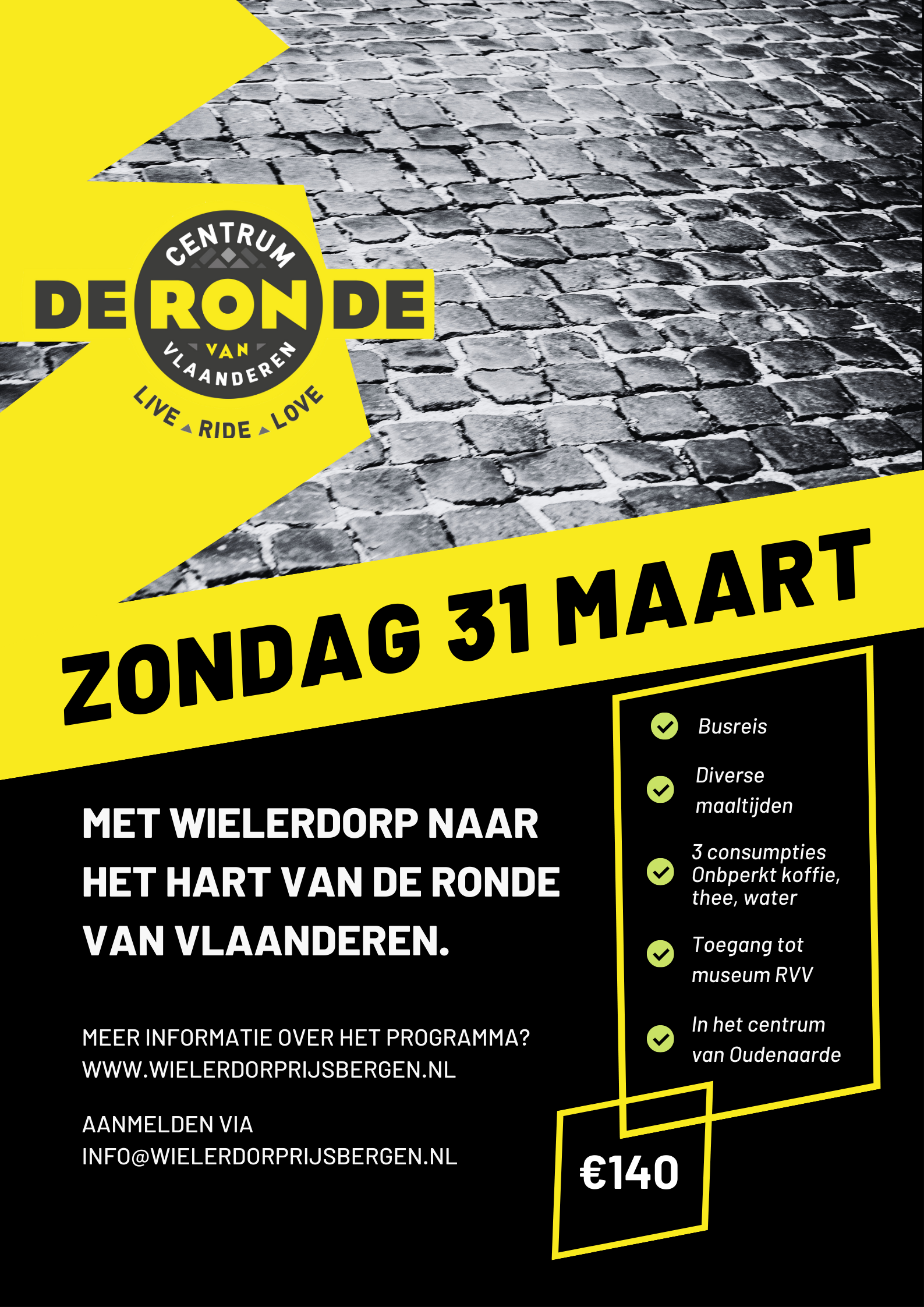 Busreis Ronde van Vlaanderen